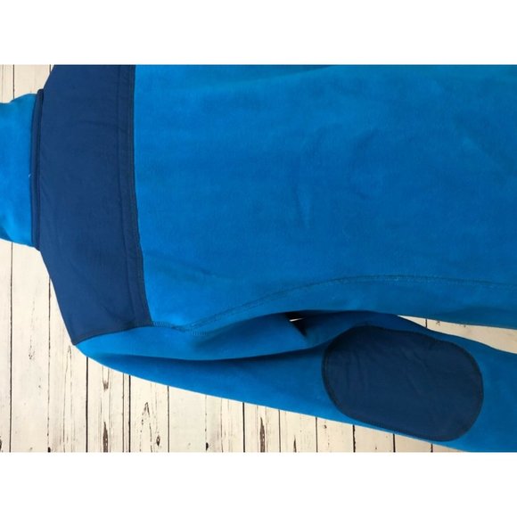 Green Tea Small Fleece Jacket Full Zip Coat Blue Anthropologie Womens Aqua - Picture 11 of 11